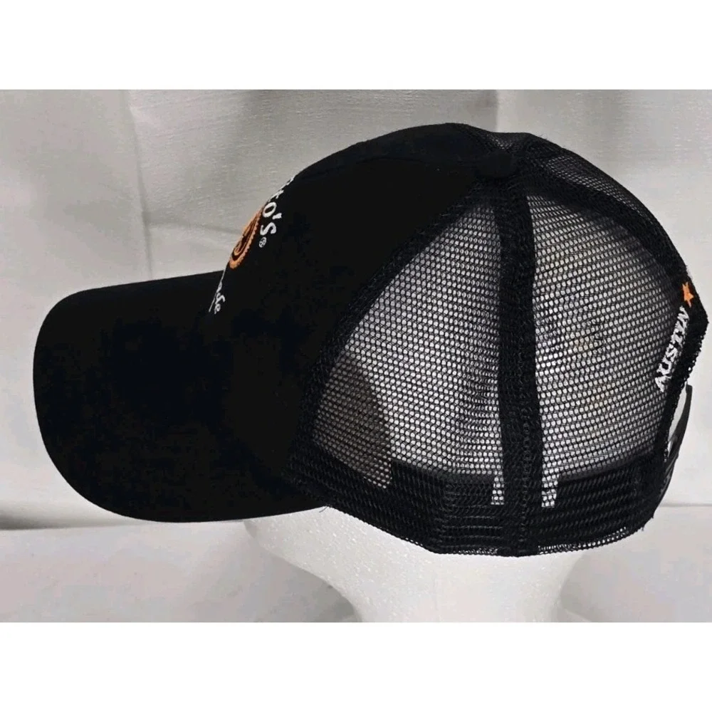 Titos Handmade Vodka Cap‎ Hat Adult Mens Adjustable Snapback Austin Texas Black